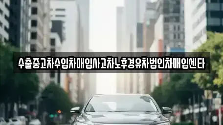 제주특별자치도 제주시 이도이동 중고차매입 전문 수출중고차수입차매입사고차노후경유차법인차매입센타