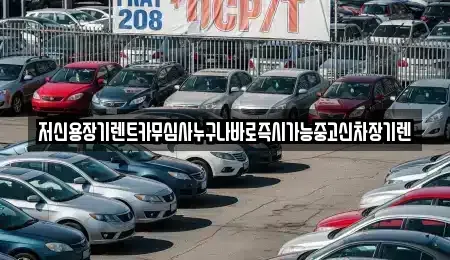 충남 공주시 무릉동 장기렌트카 전문 저신용장기렌트카무심사누구나바로즉시가능중고신차장기렌
