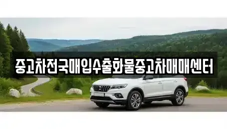 충남 공주시 의당면 중고차매매 전문 중고차전국매입수출화물중고차매매센터