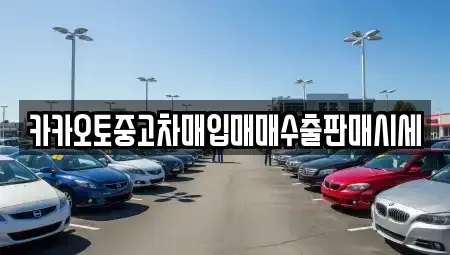 충남 공주시 태봉동 중고차매매 전문 카카오토중고차매입매매수출판매시세