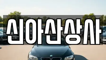 충남 아산시 득산동 중고차 전문 신아산상사
