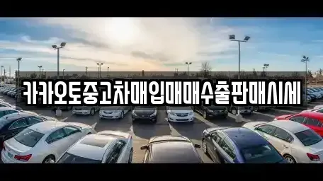 충남 아산시 득산동 중고차매입 전문 카카오토중고차매입매매수출판매시세