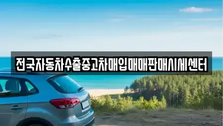 충남 아산시 모종동 중고차매입 전문 전국자동차수출중고차매입매매판매시세센터