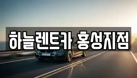 충남 홍성군 홍성읍 렌트카 전문 하늘렌트카 홍성지점