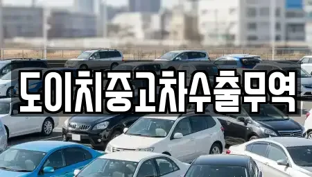 충남 홍성군 홍성읍 중고차 전문 도이치중고차수출무역