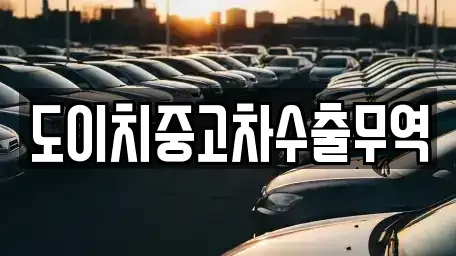 충북 옥천군 청성면 중고차 전문 도이치중고차수출무역