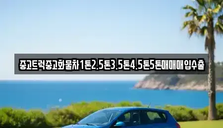 충북 옥천군 청성면 중고차 전문 중고트럭중고화물차1톤2.5톤3.5톤4.5톤5톤매매매입수출