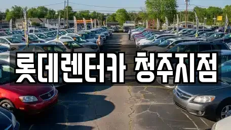 충북 청주시 흥덕구 복대동 단기렌트카 전문 롯데렌터카 청주지점