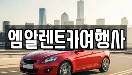 충청남도 공주시 월미동 렌트카 전문 엠알렌트카여행사