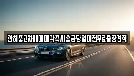 충청남도 당진시 면천면 중고차 전문 관허중고차매매매각즉시송금당일이전무료출장견적