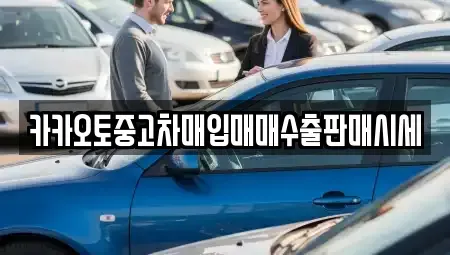 충청남도 부여군 은산면 중고차매입 전문 카카오토중고차매입매매수출판매시세