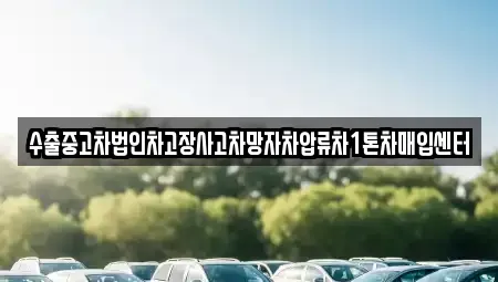 충청남도 천안시 서북구 백석동 중고차매입 전문 수출중고차법인차고장사고차망자차압류차1톤차매입센터