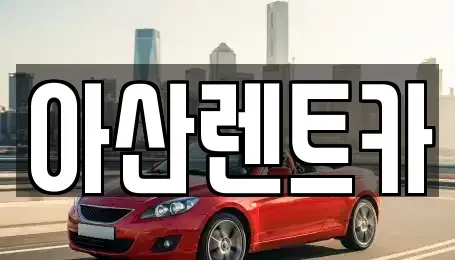 충청남도 천안시 서북구 불당동 렌트카 전문 아산렌트카