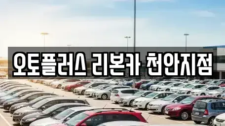 충청남도 천안시 서북구 성성동 중고차 전문 오토플러스 리본카 천안지점