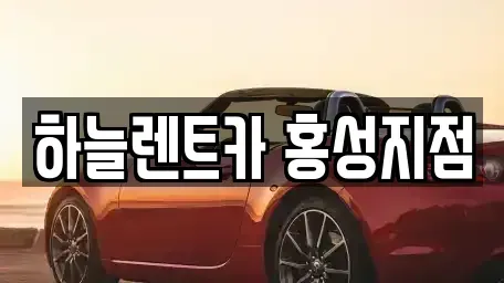충청남도 홍성군 렌트카 전문 하늘렌트카 홍성지점