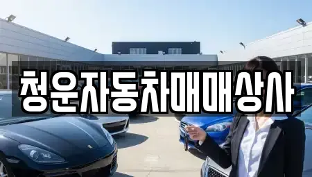 충청남도 홍성군 중고차매매 전문 청운자동차매매상사