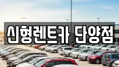 충청북도 단양군 영춘면 렌트카 전문 신형렌트카 단양점