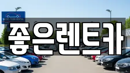 충청북도 진천군 진천읍 렌트카 전문 좋은렌트카