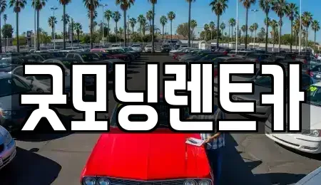 충청북도 청주시 흥덕구 가경동 렌트카 전문 굿모닝렌트카