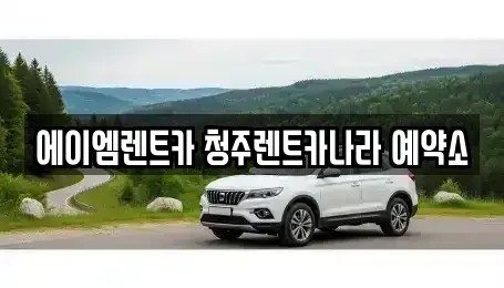 충청북도 청주시 흥덕구 가경동 렌트카 전문 에이엠렌트카 청주렌트카나라 예약소